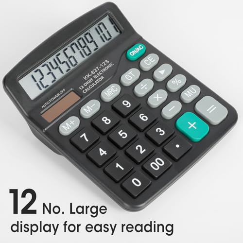 YesBes 6 Pack Calculator Bulk, 12 Digits Calculators Desktop with Large LCD Display の商品画像 1