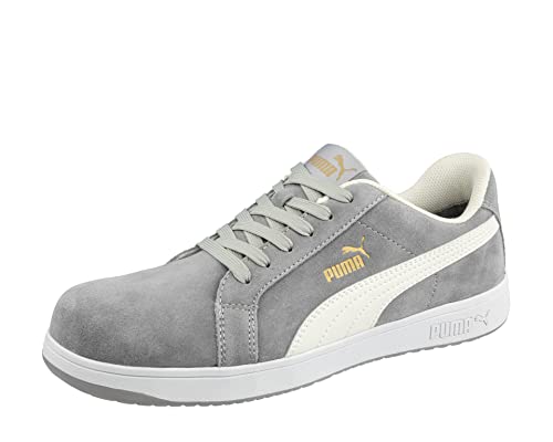 PUMA Safety Iconic Suede Grey Low Sicherheitsschuh grau Gr. 44