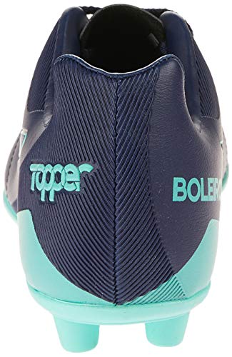 Chuteira Topper Boleiro II Campo, Masculino, Marinho/Verde, 41
