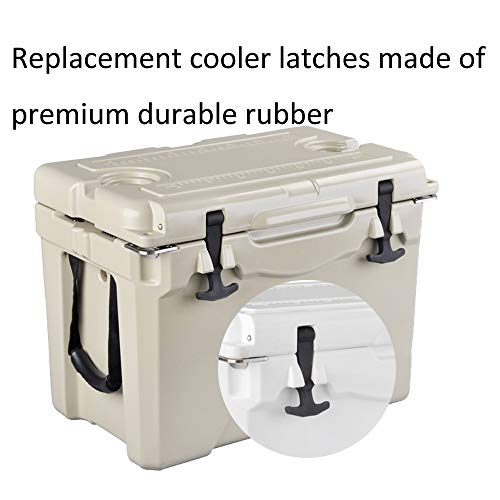 Ewonice Cooler Replacement Lid Latches Fits Yeti Rtic Hard Coolers And Other Related Coolers T-Latch (2 - Pack) #TOP4