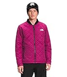 THE NORTH FACE Men's Jester Insulated Ski Jacket, Roxbury Pink/TNF Black, Large