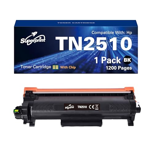 Toner noir compatible Brother TN2510 pour MFC-L2835DW et DCP-L2660DW