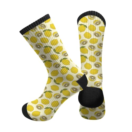 Image of MOLIAN Athletic Crew Cushion Socks Unisex Breathable Mid-Calf Socks for Running Workout