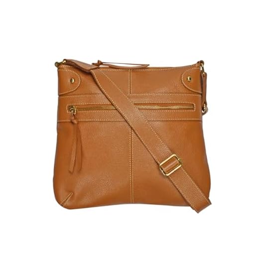 Bolsa Transversal Tiracolo Feminina em Couro Legítimo (Caramelo)