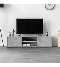 Amazon｜モダンデコ テレビ台 32-50型 対応 120cm幅 モルタルグレー