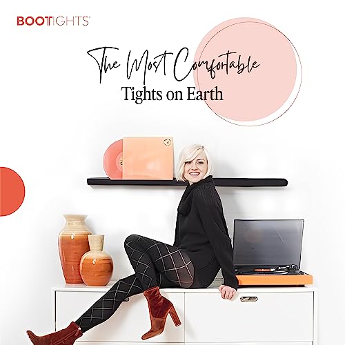 Tummy Control Top Tights With Sock Attached- Hybrid Tights & Performance Sock - Shaping Panty Hose4