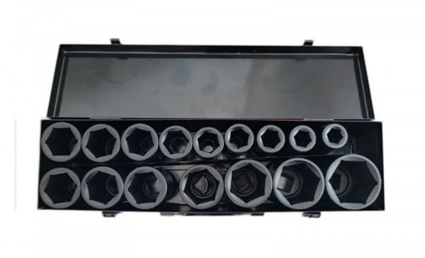 Stahl-Faust Schlagschrauber Nüsse Set Steckschlüssel Einsätze 17-50mm 3/4"" Zoll 16tlg.