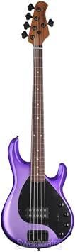Ernie Ball Music Man StingRay Special 5 H Bass Guitar - Grape Crush with Ebony Fingerboard