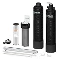 Aquasure Serene Lite 800K Gallons Whole House Salt-Free Water Conditioner/Descaler 4-in-1 Bundle with Pleated Sediment Filter, GAC/KDF55 Treatment System and 8 GPM Light, for 1-3 Bathrooms