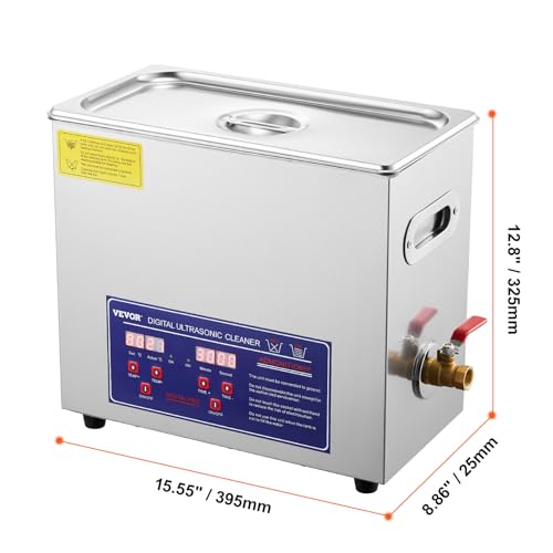 Vevor QXJHJPQX 6L Ultrasonic Cleaner, 6L Ultrasonic Vinyl Cleaner 7-12 Inch thumb #9