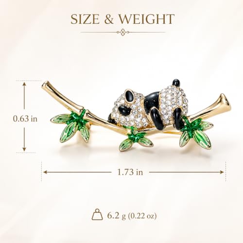 Image of Rhinestone Animal Brooch Pins for Women