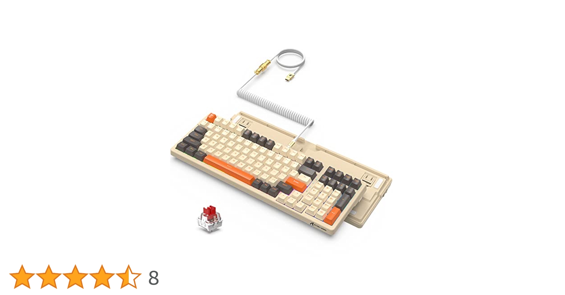 Amazon | A.JAZZ x ATTACK SHARK K98 ゲーミングキーボード 有線