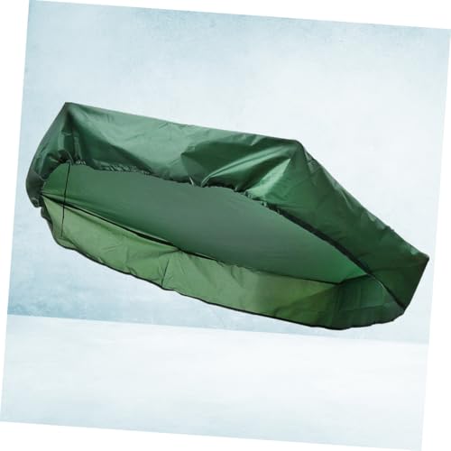 Funda para arenero hexagonal verde Oxford impermeable para proteger del polvo exterior 6