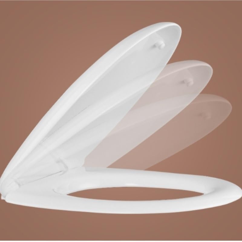 PP Thickened Toilet Parts Slow Drop Seats Plastic U Shaped Bidet