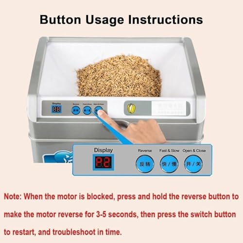 Automatic Electric Rice Milling Machine 550W - Efficient Wheat Peeling Sheller for Polished Rice Production up to 30KG/H - Image 3