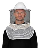 Humble Bee 220 Aero Beekeeping Veil with Round Hat, Standard, Field Tan