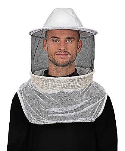 Humble Bee 220 Aero Beekeeping Veil With Round Hat, Standard, Field Tan #TOP19