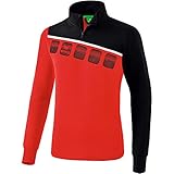 Erima Kinder Trainingstop 5-C Rot/Schwarz/Weiß 152