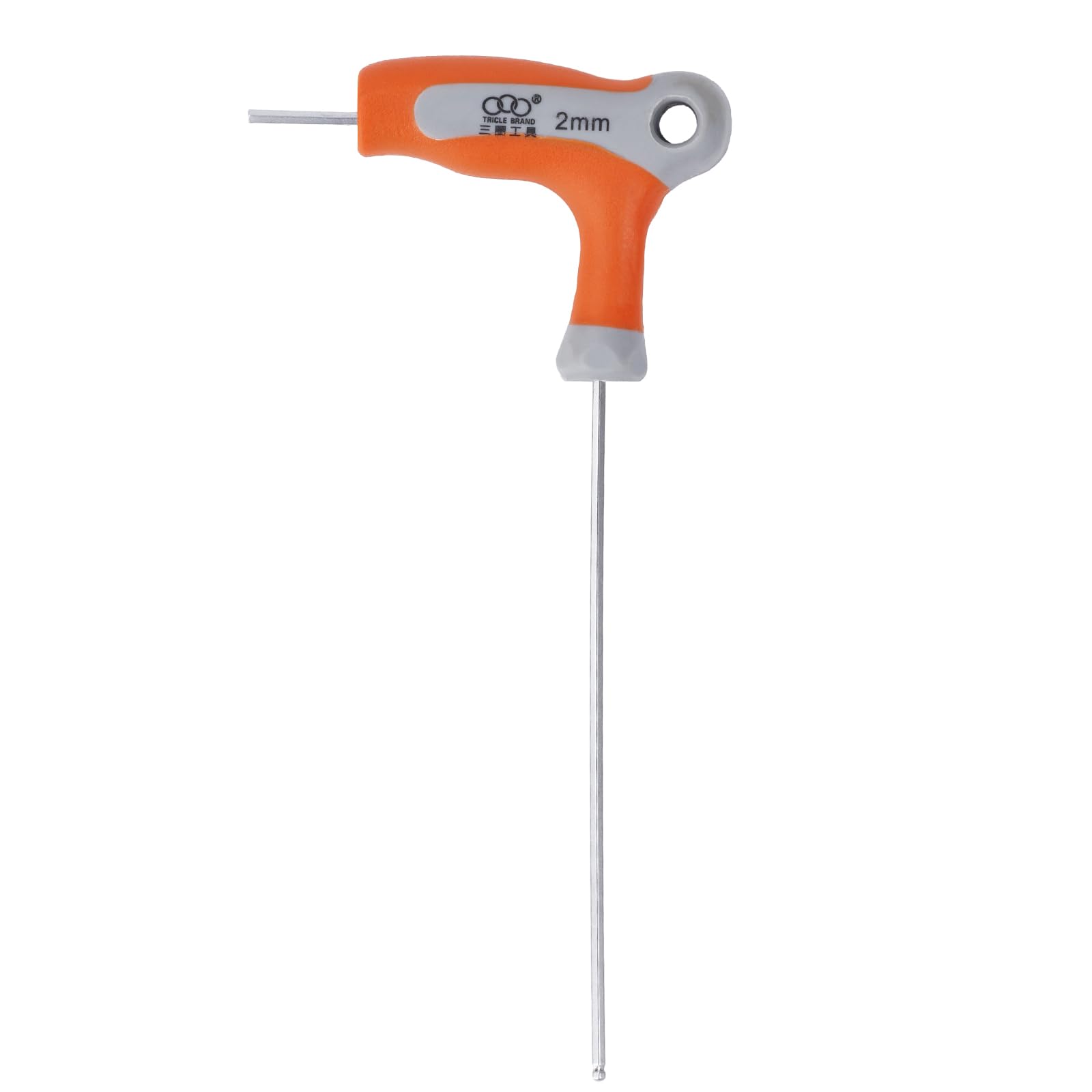 Larcele Llave Allen deLlave métrica hexagonal Llave en T con extremo de bola CR-V 2-10mm NLJBS-01 (2+2.5+3+4+5+6+8+10mm)
