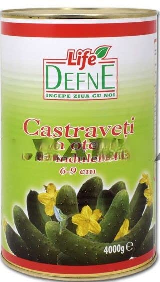 4 KG PEPINILLOS EN VINAGRE 6-9 CM DEFNE