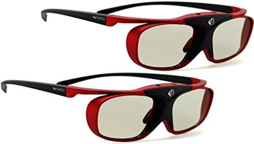 Hi-SHOCK RF Pro"Black Diamond" | 3D Glasses for JVC, EPSON, SONY 3D Projectors | compatible with JVC PK-AG3 & PK-EM2 3D Syncro Emitter/SONY TDGBT500A [120 Hz | rechargeable | 39g]