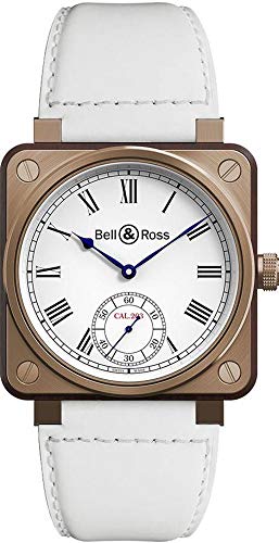 Bell & Ross Instruments BR01-CM-203-B-V-032 �����Y�r���v �z���C�g�J�[�t�X�L�����U�[�X�g���b�v