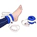 Beds Bed Restraint Hand Medical Restraints Limb Holders Soft Patient Positioners Wrist Cuffs Hospital Bed Safety Ankle Restraints Quick Release Wrist Strap (1 Pair - Blue)