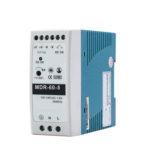 Alimentation sur rail DIN 60W pour tension stable 5V de commutation continue sans coupure