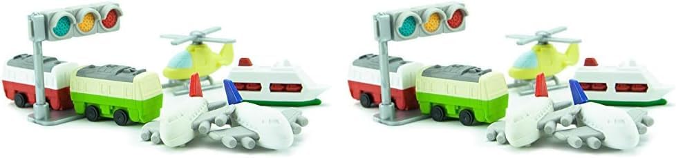 Iwako Eraser Set Vehicle ER-BRI021