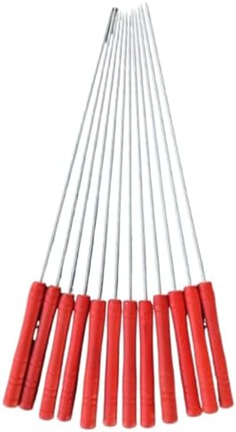 Espetinho para Churrasco de Metal Reutilizável Espeto para Carne ...