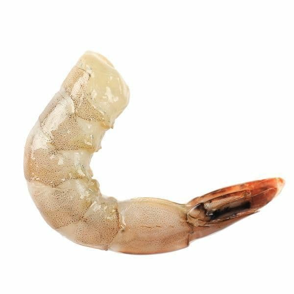 Raw Shrimp 21/25 Count per lb – EZ Peel, Shell-On, Deveined, Frozen – Medium Large , Raw, shell-on shrimp with EZ peel and deveined for easy and convenient preparation , Perfect for stir-fry, tacos, pasta, grilling, and more [ 32 oz , 2 lb ]