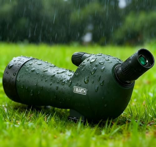 Emarth 20-60x60 Angled Spotting Scope for Target Shooting, Spotting Scope w/Tripod 14