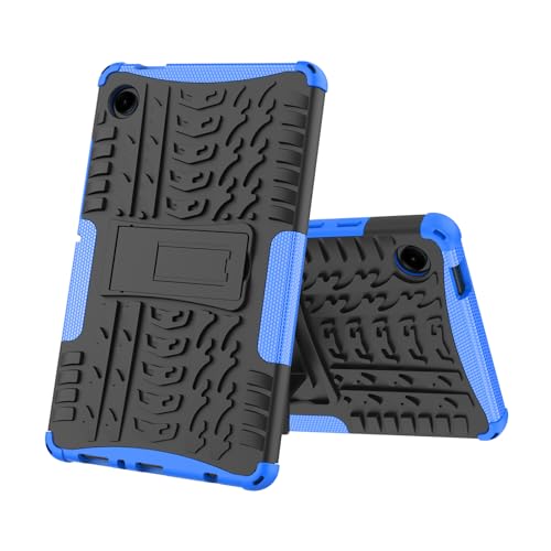 iCatchy Case for Samsung Galaxy Tab A9 (8.7'' Inch) Heavy Duty Hard Tough Dual Layer Hybrid Shockproof Cover compatible with Samsung Tab A9 (SM-X110/X115/X117) Tablet Case (Blue)