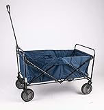 Grezone Folding Wagon Cart Outdoor Utility Wagon Heavy Duty Folding Garden Portable Hand Cart
