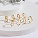 Titayen 6pcs Gold Toe Rings for Women Adjustable Band Rings Open Toe Ring Set Beach Foot Jewelry Adjustable (gold)