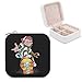 Schmuckkästchen Klein Reise Für Damen Mädchen Monkey Scooter Reiseschmuckkästchen Schmuckbox Jewelry Box Schmuckaufbewahrung 10x10x5 cm