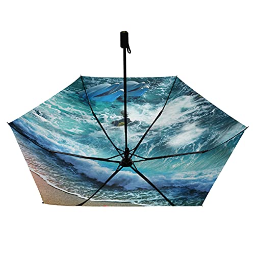 Parapluie pliable portable résistant au vent : fini les baleines cassées sous la pluie