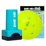 Dink Ink- Self-Inking Reusable Pickleball Marker | Personalize Your Pickleballs with Precision | Quick-Dry, Smudge-Free Durable Ink | Perfect for Pickleball Marking Accessories (Sip & Smash)