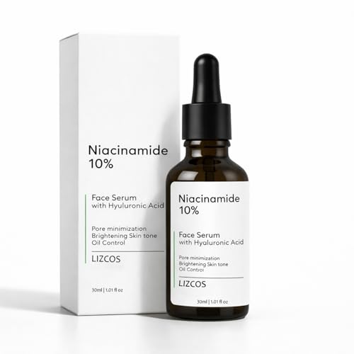 Image of 10% Niacinamide Face Serum with Hyaluronic Acid, Vitamin C & E | Brightening, Hydration & Oil Control | Reduces Acne Marks & Pores | Suitable for All Skin Types (PACK OF 30ML)
