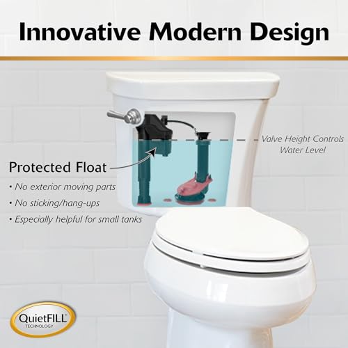Image of Korky 2X Long-Life Toilet Fill Valve - Universal Fits 99% of Toilets