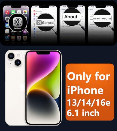 Image of FNTCASE for iPhone 13 /14 Case: Translucent Compatible with MagSafe