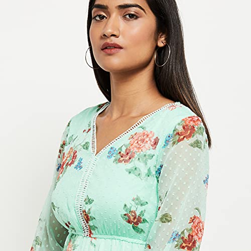 Image of Max Women Floral Printed Midi Dress