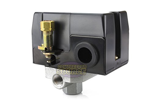 Heavy Duty 4port 26 Amp Air Compressor Pressure Switch Control Valve 140-175 PSI
