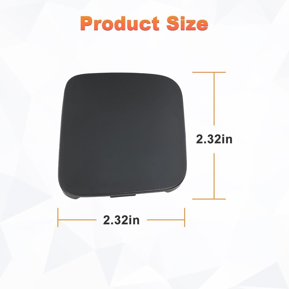 JDMON Front Bumper Hole Cover Compatible with Toyota Scion TC 2.5L L4 2011 2012 2013 Replace 52127-21902 52128-21901 Car Bumper Hook Cover Left & Right (2PCS)