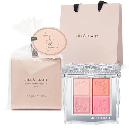 【国内正規品・ラッピング済み】JILL STUART ジルスチュアート クチュール ミックスブラッシュ コンパクト (#02 early bloom) 6g 4色 チークカラー メークアップ 化粧品 コスメ 母の日 誕生日 クリスマス プレゼント ホワイトデーお返し ショッパー付