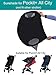 50+UPF Sunshade Extension Compatible with GB Pockit+ All City,Sun Visor UV Protect for Baby Stroller,Baby Stroller Summer Accessories, SUN002