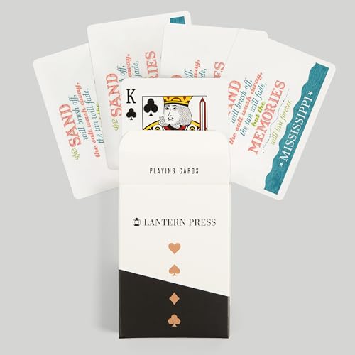 Juego de Cartas Lantern Press Mississippi Poker Size miniatura 6