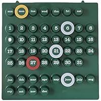 YXWJ 48x49x5,8 cm (18,9x19,3x2,3 Pulgadas) Calendario perpetuo