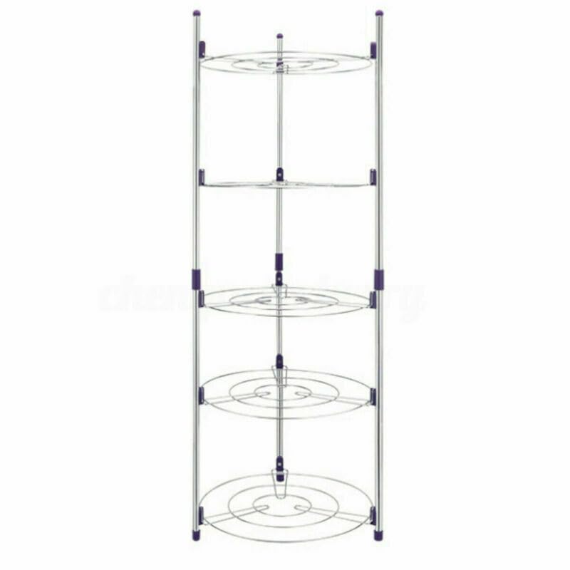 ZUODOOKU5 Tiers Saucepan Frying Pan Pot Storage Rack Shelf Stand Kitchen Organize