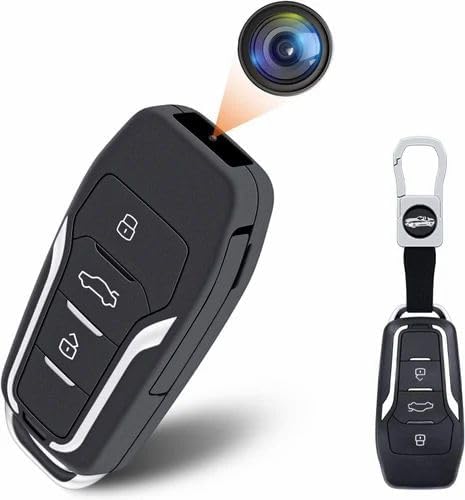 Keychain Camera 1080P Full HD Video Recorder with 1000mAh Rechargeable Battery, Portable Car Key Design Mini Camera, Supports 4GB to 256GB Storage (Card Not Included)-image-24